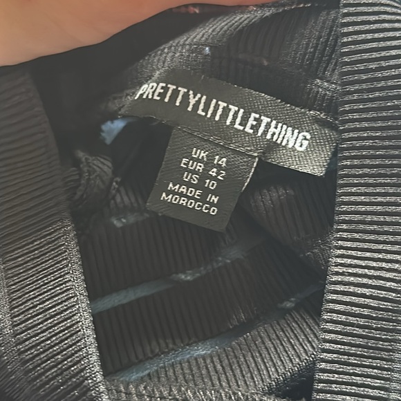 PrettyLittleThing High Neck Illusion Bodysuit - Picture 9 of 12